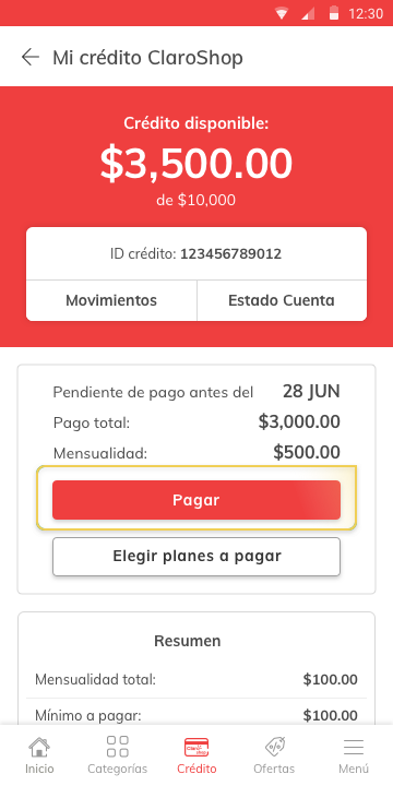 Pago crédito 4